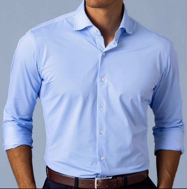 پیراهن آبی روشن